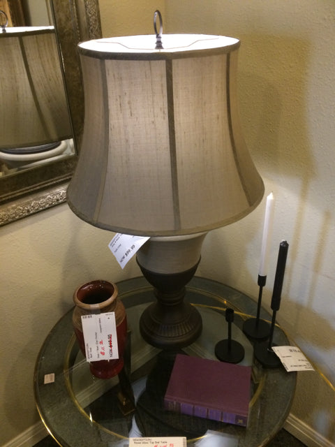 Gray & Black Table Lamp