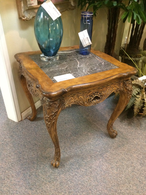 End Table w/Marble Top
